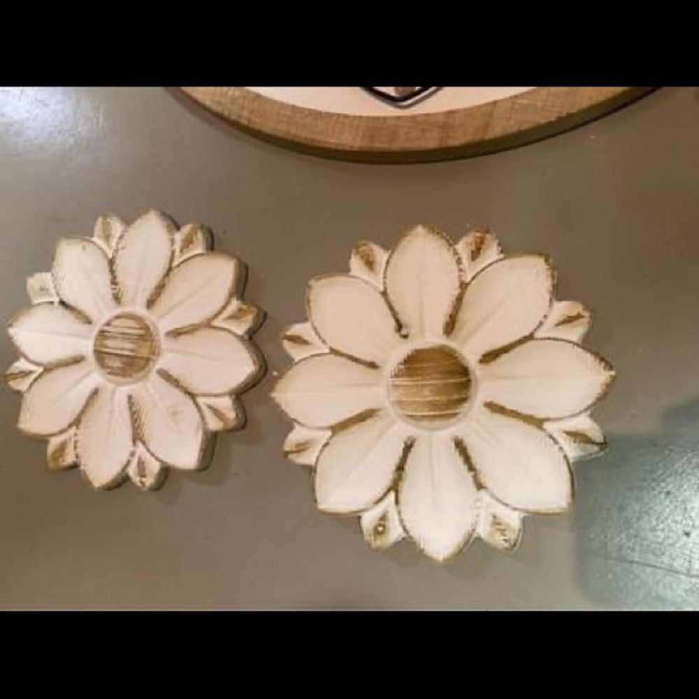 Flower wall art